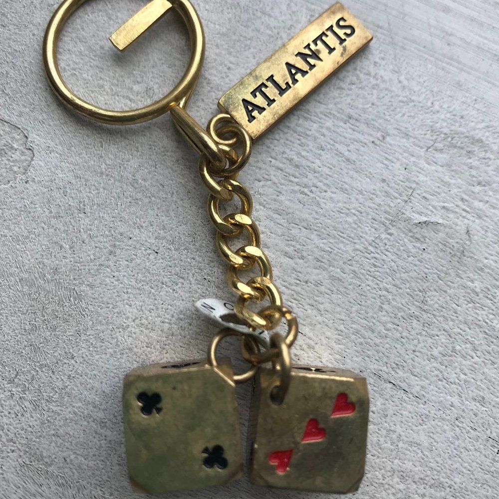 COPY - Atlantis Travel Souvenir Vintage 2 die Keychain Accessory